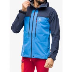Kurtka softshell męska Haglofs Roc Sight Softshell Jacket. Niebieskie kurtki sportowe męskie Haglöfs, m, bez wzorów, z softshellu, trekkingowe. Za 1,011.99 zł.