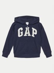 Gap Bluza 743966-01 Granatowy Regular Fit. Niebieskie bluzy dla chłopców GAP, bez wzorów, z bawełny, bez ramiączek, bez kaptura. Za 129.99 zł.