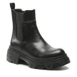 Sztyblety Jenny Fairy. Czarne botki damskie Jenny Fairy, bez obcasa, na płaskiej podeszwie, bez zapięcia. Za 101.98 zł.