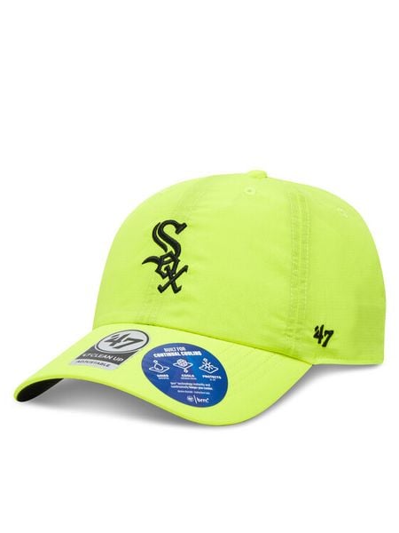 47 Brand Czapka z daszkiem MLB Chicago White Sox brrr ’47 CLEAN UP B-BRRRC06BBU Żółty. Żółte rękawiczki męskie 47 Brand, bez wzorów, z bawełny. Za 99.99 zł.