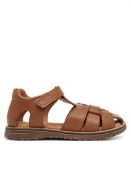 Froddo Sandały Daros C G3150277-1 S Brązowy. Brązowe sandały chłopięce Froddo, ze skóry, bez zapięcia. Za 259.99 zł.