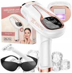 Depilator ZELTO Laserowy IPL damski depilacja ciała twarzy bikini nóg bezbolesny (18614066865). Bikini damskie ZELTO, bez wzorów. Za 159.99 zł.