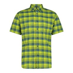 Koszula męska CMP 35S5717. Zielone koszule męskie CMP, m, bez wzorów, sportowe, bez kołnierzyka, bez ramiączek. Za 241.50 zł.