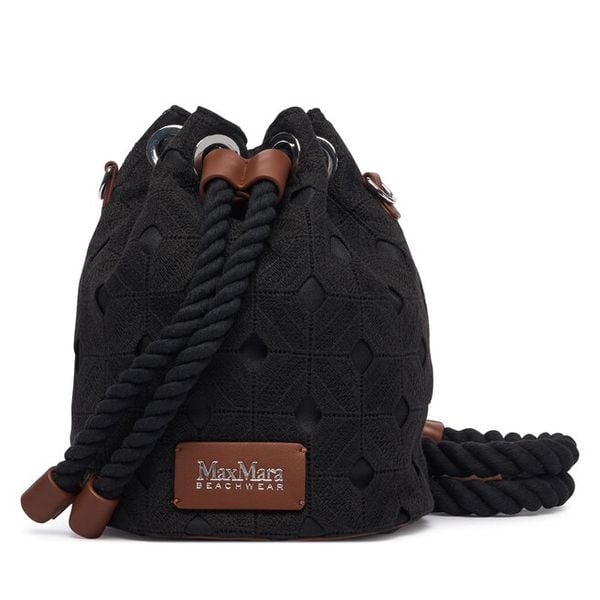 Torebka Max Mara. Czarne torebki do ręki damskie Max Mara, bez wzorów, bez dodatków. Za 517.99 zł.