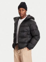 Tommy Jeans Kurtka zimowa DM0DM22044 Czarny Regular Fit. Czarne kurtki męskie Tommy Jeans, na zimę, m, bez wzorów, z jeansu, bez kaptura. Za 849.99 zł.