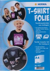 Herma Herma T-Shirt Foil A4 f. dark + black Textiles 10 Sheets 4527. Czarne rękawiczki dziecięce Herma, bez wzorów. Za 58.63 zł.