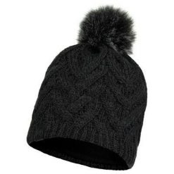 Czapka Buff Knitted & Fleece Caryn Graphite. Czarne czapki i kapelusze męskie Buff, na zimę, bez wzorów, z dzianiny, biznesowe. Za 139.99 zł.