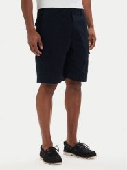 Tommy Hilfiger Szorty materiałowe Twill Cargo MW0MW42350 Granatowy Relaxed Fit. Niebieskie szorty męskie Tommy Hilfiger, m, bez wzorów, z bawełny. Za 409.99 zł.