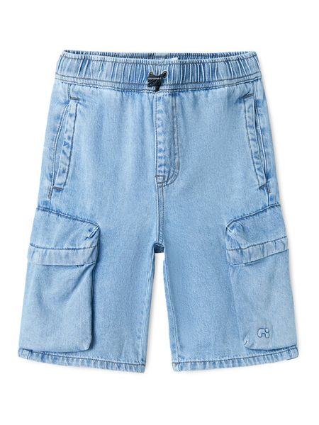 NAME IT Szorty jeansowe Ben 13240411 Niebieski Baggy Fit. Niebieskie szorty dla chłopców Name it, bez wzorów, z bawełny. Za 149.99 zł.