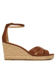 LAUREN RALPH LAUREN Espadryle Nellie 802P04433002 Brązowy. Brązowe sandały damskie Lauren Ralph Lauren, bez wzorów, ze skóry, bez obcasa, bez zapięcia. Za 651.83 zł.