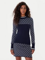 Guess Sweter W5BR24 Z3JD2 Granatowy Slim Fit. Niebieskie swetry damskie Guess, xl, z aplikacjami, z syntetyku, bez kołnierzyka, bez ramiączek, bez kaptura. Za 349.99 zł.