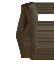 Damskie spodnie konkursowe o pełnej przyczepności ELT Comfort Ride Glam. Brązowe spodnie materiałowe damskie ELT, l, bez wzorów, z elastanu, z podwyższonym stanem. Za 359.50 zł.