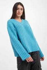 Sweter damski wełniany SAMSØE SAMSØE. Swetry damskie Samsøe & Samsøe, xs, bez wzorów, z wełny, bez kołnierzyka, bez ramiączek, bez kaptura. W wyprzedaży za 374.50 zł.