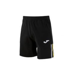 Szorty Joma Toledo II. Czarne krótkie spodenki sportowe męskie Joma, m, bez wzorów, z materiału, na fitness i siłownię. Za 178.00 zł.