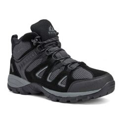 Buty trekkingowe męskie KADVA Traver Mid WP. Czarne trekkingi męskie KADVA, trekkingowe. Za 159.99 zł.