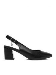 Lasocki Czółenka CEO-HMS3022-3 Czarny. Czarne czółenka damskie Lasocki, bez wzorów, z materiału, bez obcasa, bez zapięcia. Za 179.99 zł.