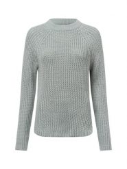 Soyaconcept® Sweter z dzianiny - SC-Remone 28 Kobiety Bawełna zielony, XL. Zielone swetry damskie xl, bez wzorów, z bawełny, bez kołnierzyka, bez ramiączek, bez kaptura. Za 299.95 zł.