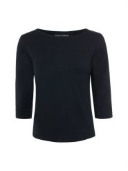 Franco Callegari koszulka z długim rękawem Kobiety Bawełna czarny, L. Czarne t-shirty damskie Franco Callegari, l, bez wzorów, z bawełny, bez kołnierzyka. Za 89.95 zł.
