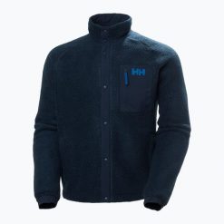 Bluza męska Helly Hansen Panorama Pile Snap. Niebieskie bluzy męskie Helly Hansen, m, bez wzorów, bez kaptura. Za 449.99 zł.