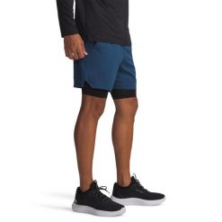 Spodenki męskie Under Armour Vanish Woven 2 w 1 1373764. Białe krótkie spodenki sportowe męskie Under Armour, m, bez wzorów, z dzianiny, na fitness i siłownię. Za 251.45 zł.