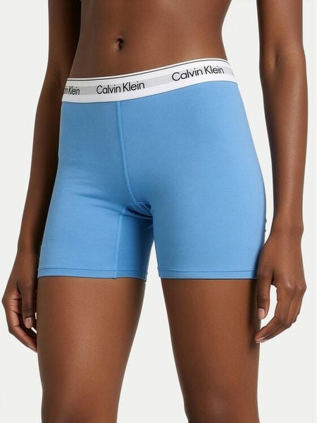 Calvin Klein Underwear Bokserki LV00QF8528 Błękitny. Niebieskie bokserki damskie Calvin Klein Underwear, m, bez wzorów, z bawełny. Za 98.99 zł.
