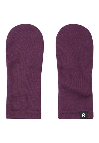 Rękawiczki zimowe dziecięce Reima Eino. Fioletowe rękawiczki dziecięce Reima, bez wzorów, z materiału. Za 68.99 zł.