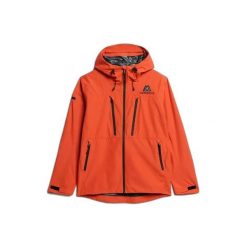 Kurtka wodoodporna Superdry. Brązowe kurtki męskie Superdry., m, bez wzorów, bez kaptura. Za 594.75 zł.