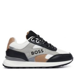 Sneakersy BOSS. Trampki i tenisówki chłopięce Boss, bez wzorów, bez zapięcia. Za 379.99 zł.