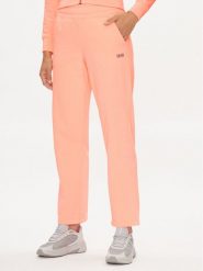 DKNY Sport Spodnie dresowe DP3P3406 Pomarańczowy Wide Leg. Brązowe spodnie dresowe damskie DKNY Sport, s, bez wzorów, z bawełny. Za 349.99 zł.