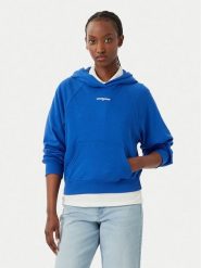 Tommy Jeans Bluza Script DW0DW22825 Niebieski Regular Fit. Niebieskie bluzy damskie Tommy Jeans, l, bez wzorów, z bawełny, bez kaptura. Za 409.99 zł.