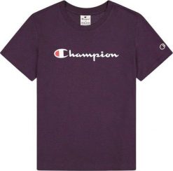 Champion Koszulka damska Champion SS Tee fioletowa 117534 VS503 M. Fioletowe t-shirty damskie Champion, m, bez wzorów, bez kołnierzyka. Za 113.48 zł.
