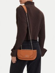 Guess Torebka Tatum HWNG96 67210 Brązowy. Brązowe torebki do ręki damskie Guess, z aplikacjami, ze skóry, wizytowe, bez dodatków. Za 329.99 zł.