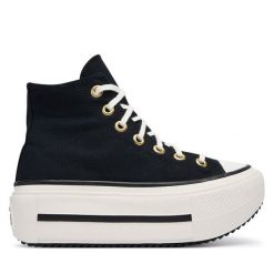 Trampki Converse. Czarne trampki i tenisówki damskie Converse, bez wzorów, retro, bez zapięcia. Za 449.99 zł.