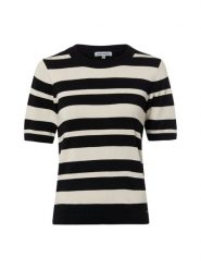 More & More koszulka z dzianiny Kobiety Sztuczne włókno beżowy, 34. Brązowe t-shirty damskie More & More, z aplikacjami, z dzianiny, eleganckie, bez kołnierzyka. Za 179.95 zł.