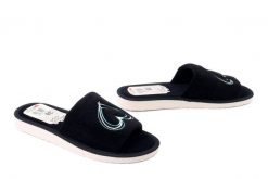 METEOR 044 Zuza czarny/zielony, kapcie damskie. Czarne kapcie damskie Meteor, bez wzorów. Za 44.99 zł.