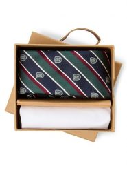 Finshley & Harding London jedwabny krawat i poszetka Mężczyźni Bawełna niebieski|zielony|czerwony, ONE SIZE. Czerwone krawaty i muchy Finshley & Harding London, do pracy, bez wzorów, z bawełny, biznesowe. Za 199.95 zł.