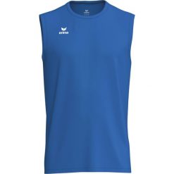 Koszulka bez rękawów Erima Intro Function Blue. Niebieskie koszulki sportowe damskie 55PROTEC, m, bez wzorów, z materiału, bez kołnierzyka, bez ramiączek, na fitness i siłownię. Za 100.18 zł.