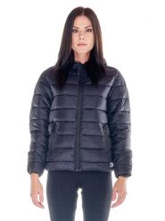 Kurtka puchowa z poliester z kaptur na co dzień. Czarne kurtki damskie LEONE 1947 APPAREL, m, bez wzorów, z poliesteru, bez kaptura. Za 547.30 zł.