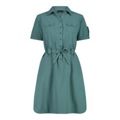 Sukienka damska turystyczne CMP 33S5346. Zielone t-shirty damskie CMP, l, bez wzorów, sportowe, bez kołnierzyka. Za 306.50 zł.