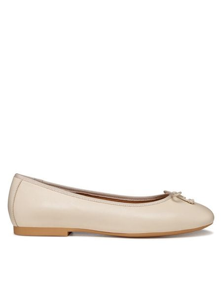 Geox Baleriny D New Palmaria D654JF 0TU11 C1122 Beżowy. Brązowe baleriny damskie Geox, bez wzorów, ze skóry, bez obcasa. Za 322.99 zł.