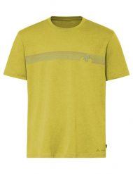 Koszulka rowerowa M Cyclist T-Shirt V. Zielone koszulki sportowe męskie Vaude, m, bez wzorów, z bawełny, bez kołnierzyka, bez ramiączek, na fitness i siłownię. Za 189.00 zł.