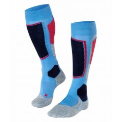 Podkolanówki damskie Falke SK2 Wool. Czarne skarpety damskie Falke, bez wzorów, z materiału. Za 215.00 zł.