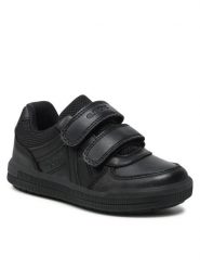 Geox Sneakersy J Arzach B. E J844AE 05443 C9999 M Czarny. Czarne buty sportowe chłopięce Geox, bez wzorów, ze skóry, bez zapięcia. Za 299.99 zł.