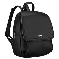 Czarny, miejski plecak damski ze skóry ekologicznej Rovicky R-6739. Czarne plecaki damskie ROVICKY, bez wzorów, ze skóry ekologicznej, eleganckie. Za 119.99 zł.