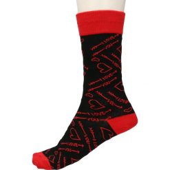 Skarpety unisex. Czarne skarpety męskie Gino Rossi, z bawełny. Za 19.90 zł.