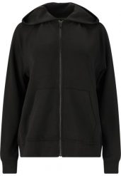Bluza damska z kapturem Athlecia Jacey. Czarne bluzy damskie Athlecia, bez wzorów, z materiału, z kapturem, na fitness i siłownię. Za 259.00 zł.