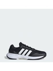 Adidas Buty do tenisa Gamecourt 2 KI0780 Czarny. Czarne buty sportowe męskie Adidas, z materiału, bez zapięcia, tenisowe. Za 193.99 zł.