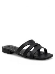 Nine West Klapki 123AL1207-1 Czarny. Czarne klapki damskie Nine West, bez wzorów, z syntetyku, bez obcasa. Za 107.99 zł.