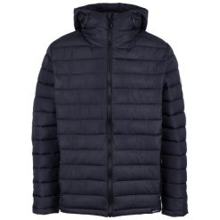 Dlx Gerald - Męski Dlx Eco Jkt Czarny. Czarne kurtki męskie DLX, m, z aplikacjami, z puchu, sportowe, bez kaptura. Za 477.99 zł.