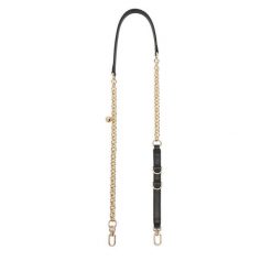 Wymienny pasek do torebki Furla. Czarne torebki do ręki damskie Furla, bez wzorów, bez dodatków. Za 499.99 zł.